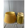 Image 1 : 3 Vintage Mid Century Lampshades