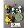 Image 2 : Lot fo 3 Smurfs, 2 Santas and and Old Alligator Game
