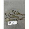 Image 1 : Lot of 6 Advertising Bottle Openers, Fort Garry Brewery, Canadian National Hotels, Alcazar Hotel