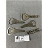 Image 2 : Lot of 6 Advertising Bottle Openers, Fort Garry Brewery, Canadian National Hotels, Alcazar Hotel