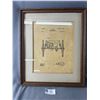 Image 1 : Framed Henry Ford 1901 Motor Carriage Patent ( Not Original Patent)