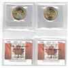 Image 1 : 2 x 2024 $1. L.M. Montgomery,  PCCS MS64 Color & MS65 Color,  Professional Coin Certification System