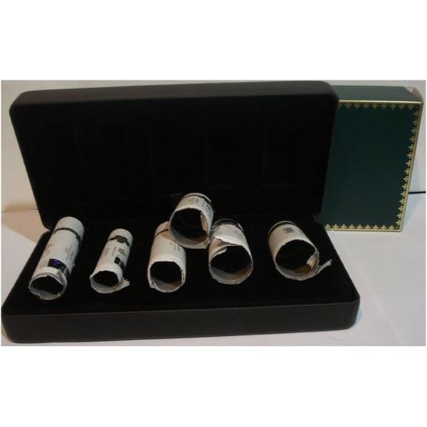 2023 King Charles III Box Set "NO COINS", 6 Special Wrap Empty Roll, 5¢ 10¢ 25¢ 50¢ $1. $2.