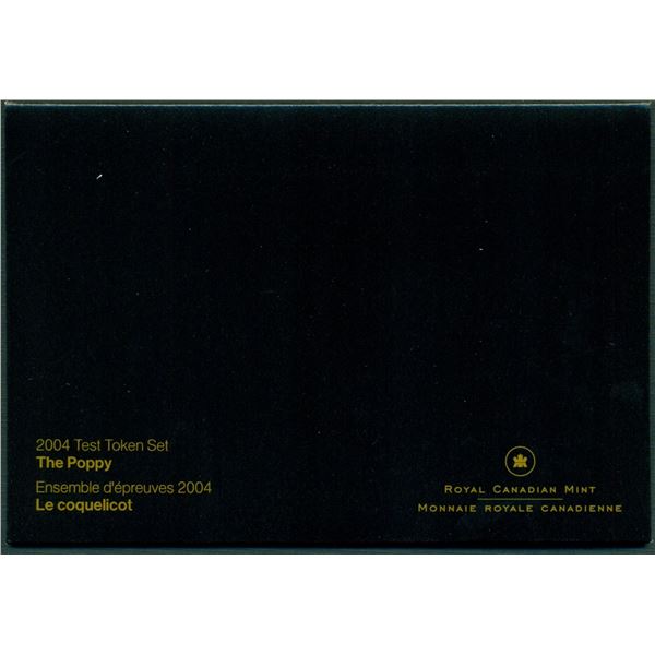 2004 Test Token Set "The Poppy" New Sealed in cello