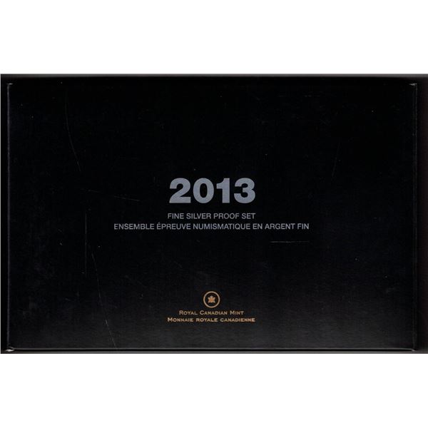 2013 Canada Fine Silver Proof Set, New as issued, Tax Exempt
