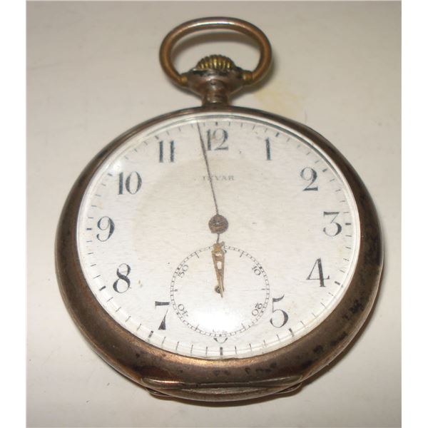 Invar Pocket watch, 80% Silver, Doesn't work, Sold as is no return