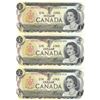 Image 1 : 1973 Canada $1. Notes, 3 Consecutive Number, Unc Notes