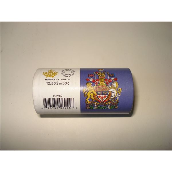 2016 Canada 50¢ Roll Special Wrap, 25 pcs