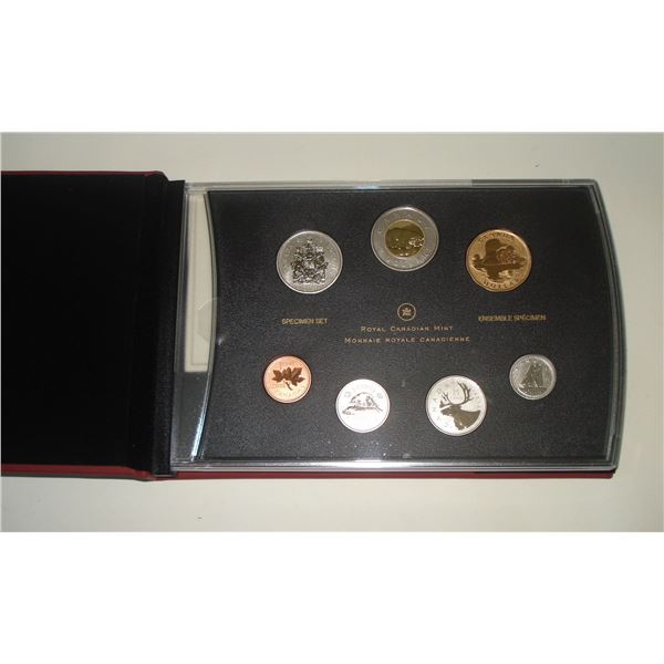 2012 Canada Specimen set, 25ft Anniversary of the Loonie