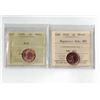 Image 1 : PCCS 1989 1¢ MS64, ICCS 2010 1¢ MS67  Professional Coin Certification System
