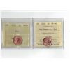 Image 1 : ICCS 2010 1¢ MS66, PCCS 1978 1¢ MS64, Professional Coin Certification System