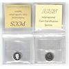 Image 2 : PCCS 2022 10¢ PF67, ICCS 1971 10¢ PL65  Professional Coin Certification System