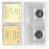 Image 1 : ICCS 2000 25¢ MS65, PCCS 2017 25¢ MS66 ,  Professional Coin Certification System