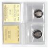 Image 1 : ICCS 2014 50¢ PF67, PCCS 2015 50¢ MS66,  Professional Coin Certification System