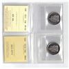 Image 1 : ICCS 2013 50¢ MS66, PCCS 2016 50¢ MS65,  Professional Coin Certification System