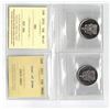 Image 1 : ICCS 2010 50¢ MS67 NBU, PCCS 2021 50¢ MS66, Professional Coin Certification System