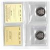 Image 1 : ICCS 2007 50¢ MS66, PCCS 2018 50¢ MS66,  Professional Coin Certification System