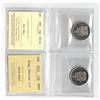 Image 1 : ICCS 1997 50¢ MS4, PCCS 2023 50¢ MS66,  Professional Coin Certification System