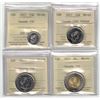 Image 1 : ICCS Canada 150, 2017 MS-64, 10¢,50¢,$2, MS65 25¢ Color