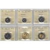 Image 1 : ICCS 2017 MS-64, 5¢, 50¢, $1. ,$2. ,MS65 10¢, 25¢