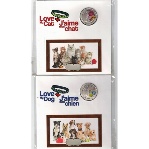 Love My Dog, Love My Cat Colorised 25¢