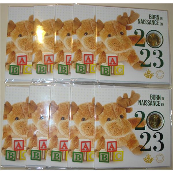 10 X Born in 2023 Canada Gift Set, New