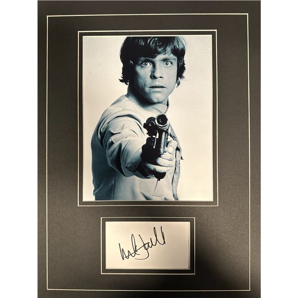 Mark Hamill Autographed Display