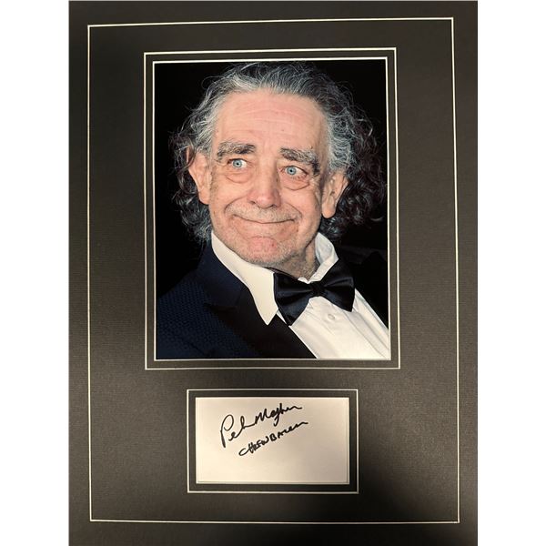 Peter Mayhew Autographed Display