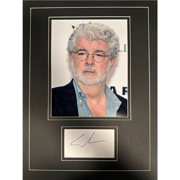 George Lucas Autographed Display
