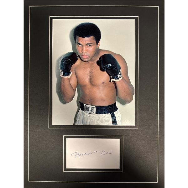 Ali Autographed Display