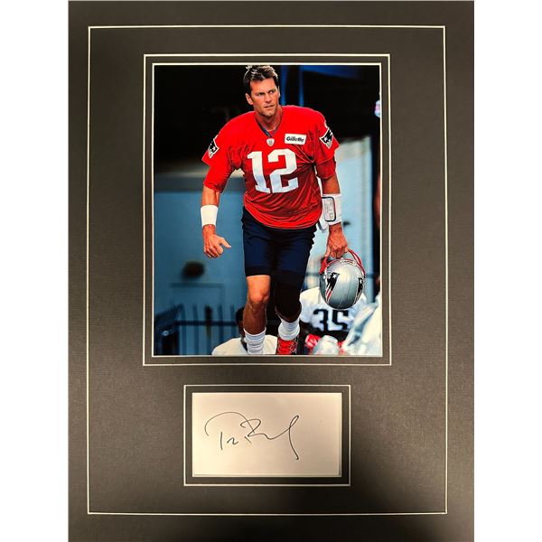 Tom Brady Autographed Display
