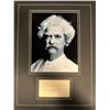 Image 1 : Mark Twain Autographed Display