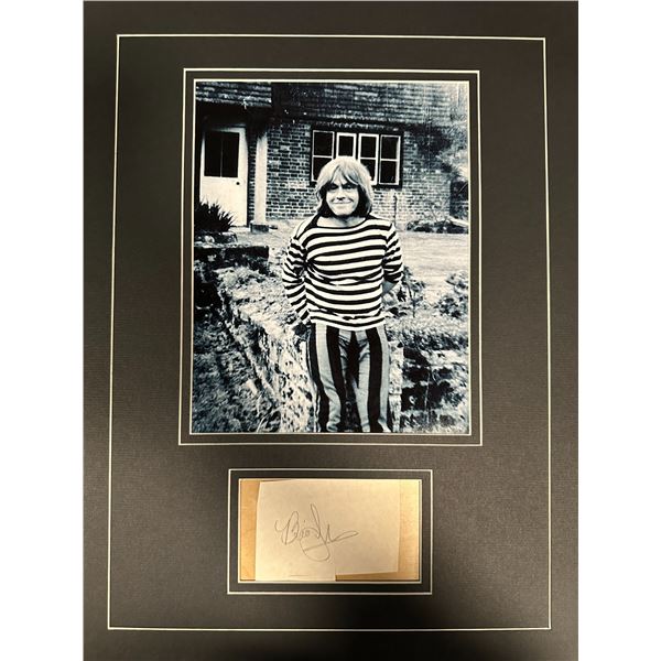 Brian Jones Autographed Display