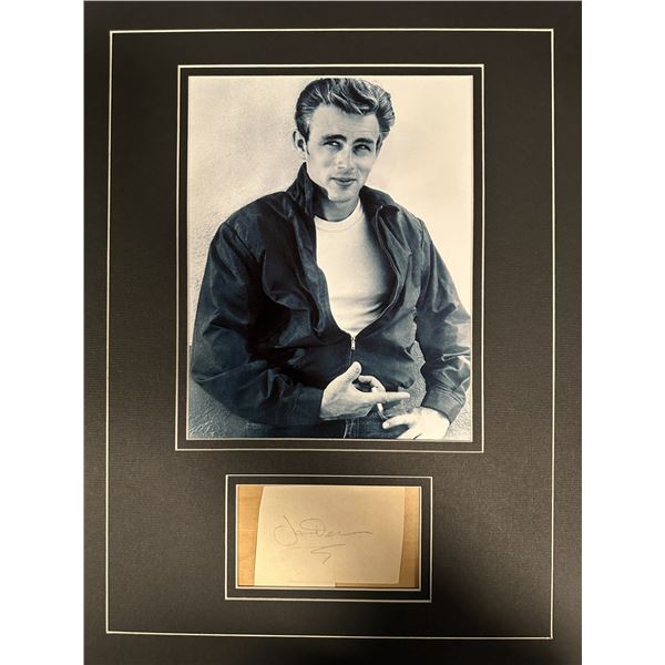 James Dean Autographed Display