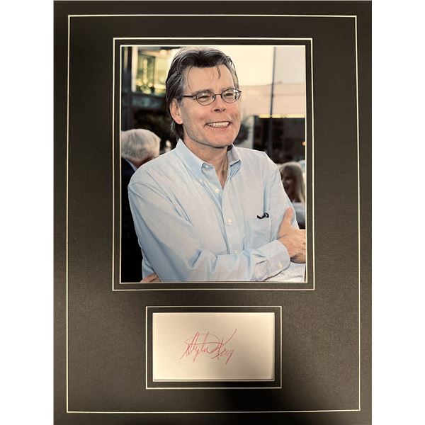 Stephen King Autographed Display