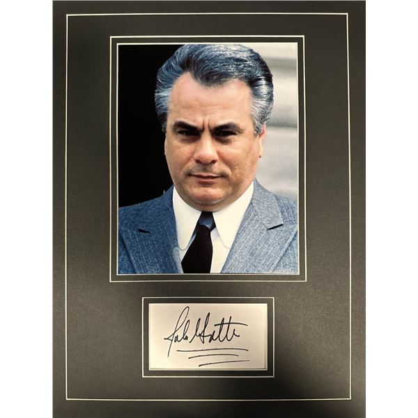 John Gotti Autographed Display