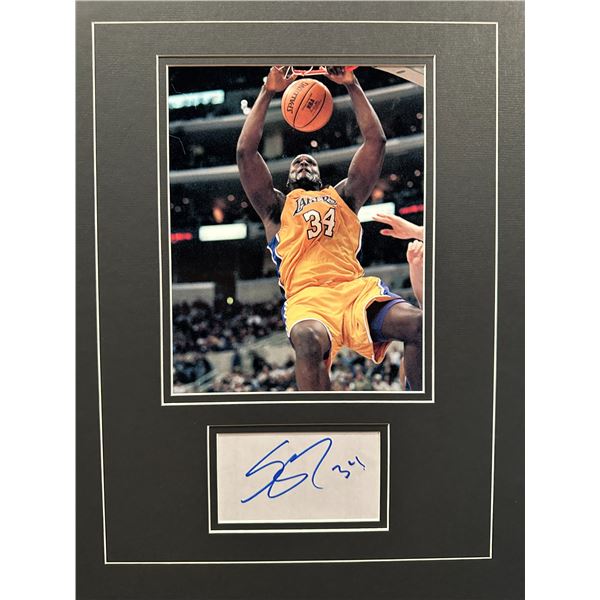 Shaq Autographed Display