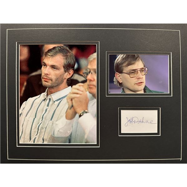 Jeffrey Dahmer AUTOGRAPHED Display