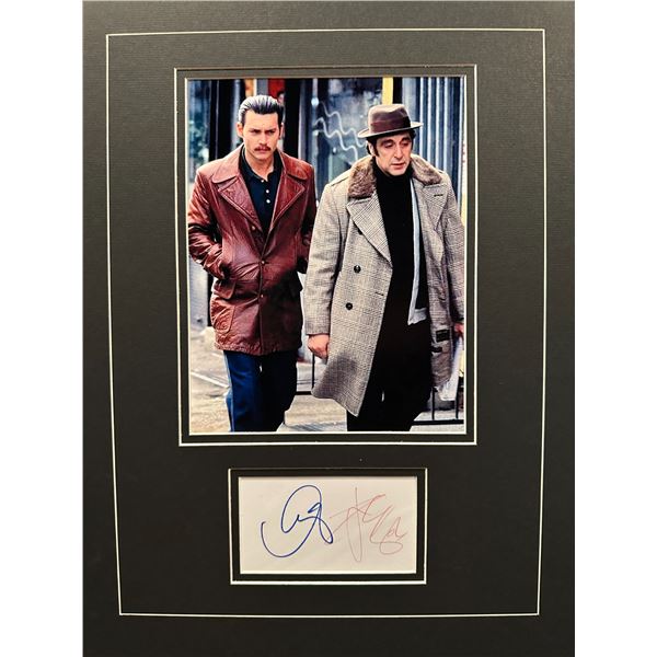 Al Pacino Depp Autographed Display