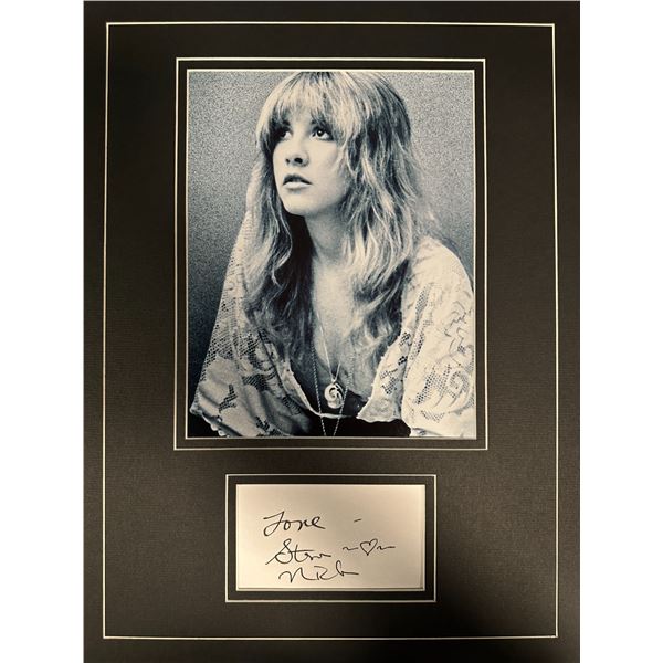 Stevie Nicks Autographed Display