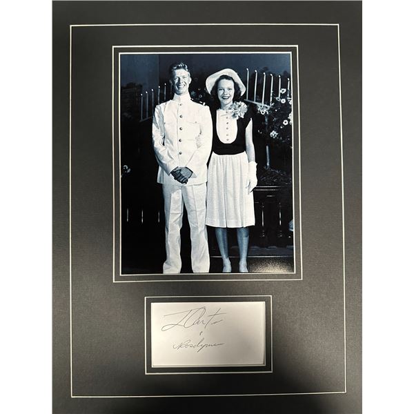 Jimmy and Rosalynn Carter Autographed DISPLAY