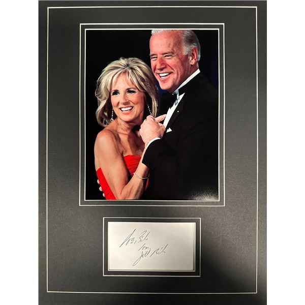 Joe and Jill Biden Autographed DISPLAY