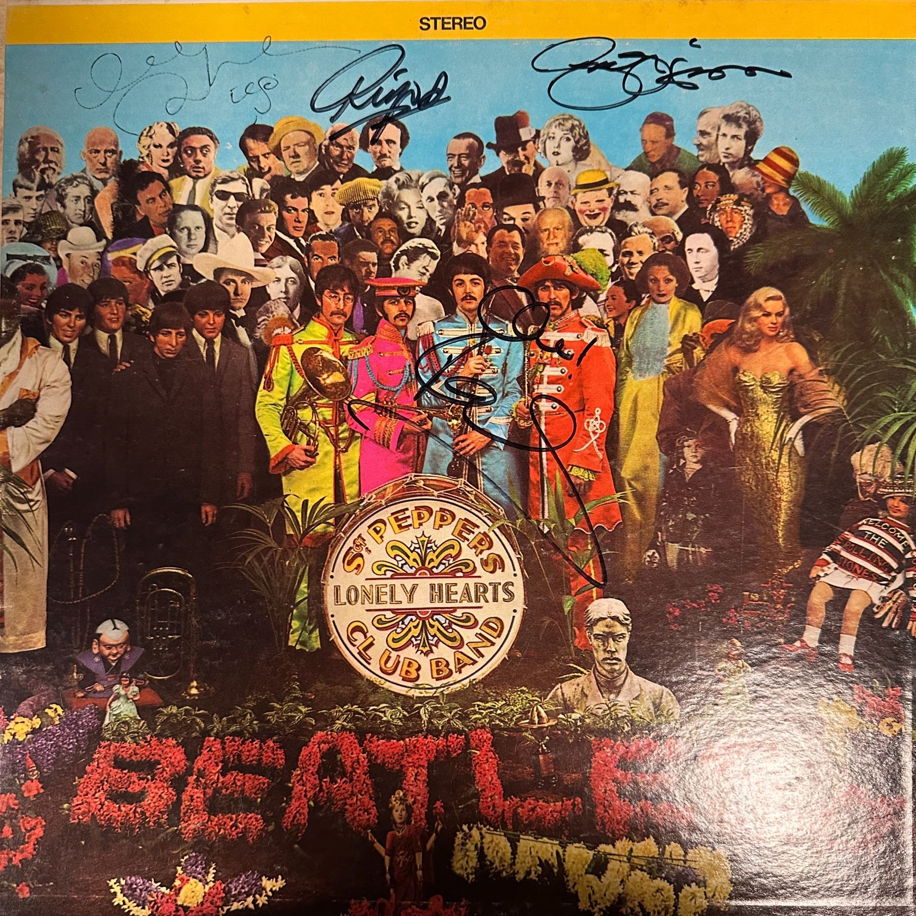 The Beatles Autographed Album JOHN PAUL GEORGE RINGO