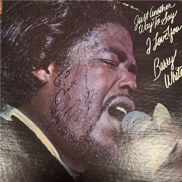 Barry White AUTOGRAPHED Album