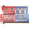 Image 1 : 2000 US MINT SET (UNC) P/D (WITH ENVELOPE) AND