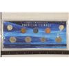 Image 1 : 3 CENTURIES OF AMERICAN COINAGE 9 COIN SET IN
