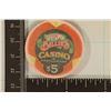 Image 2 : $1 BILLIE'S CASINO CHIP