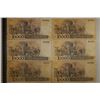 Image 2 : 6-1993 BRAZIL 10,000 CRUZEIROS BILLS.