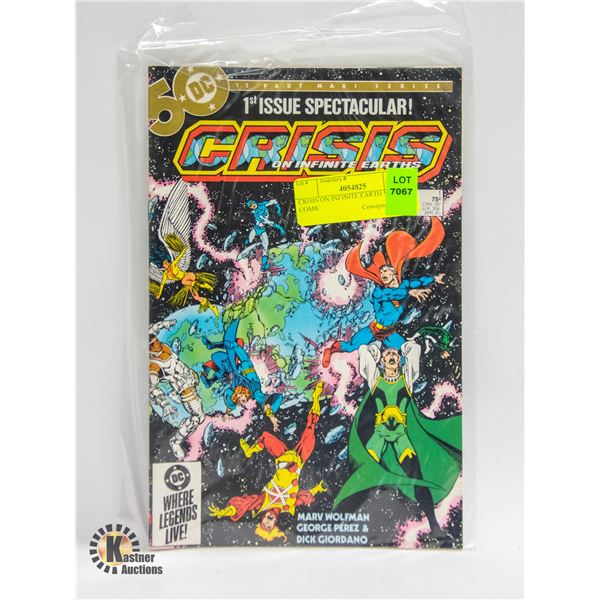 CRISIS ON INFINITE EARTH NO 1 COMIC