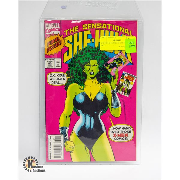 SHE HULK COMIC 60 LAST ISSUE KEY